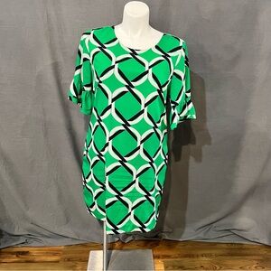 Crown & Ivy Vibrant Green Dress